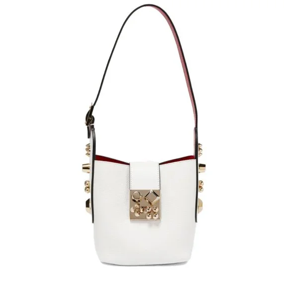 Christian Louboutin Carasky Empire Leather Bucket Bag - Picture 1 of 12